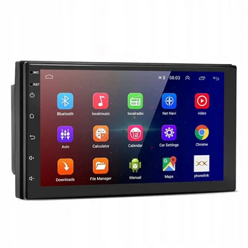 Autórádió 2-DIN, android 12, 7 hüvelykes TFT kijelző RenewForce WDS-40