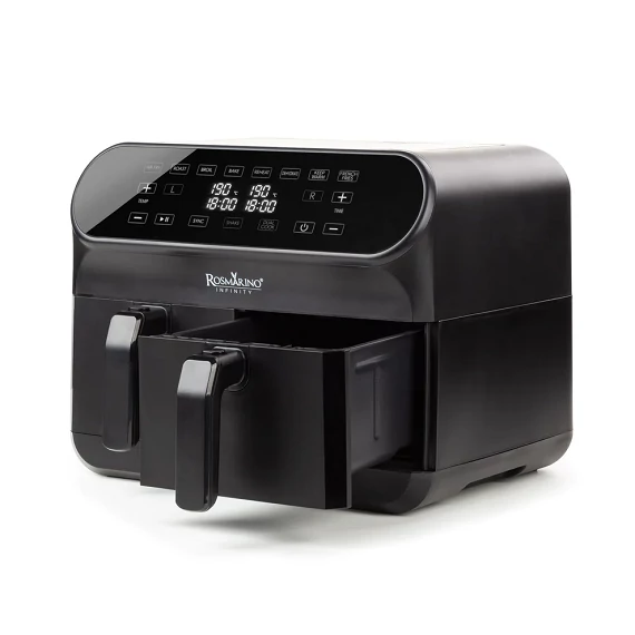 Air Fryer Infinity PRO XXL légsütő 2 in 1 kosárral 8L, 1700W