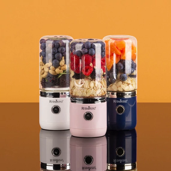 Hordozható Turmixgép Rosmarino NutriMax 2 GO kék