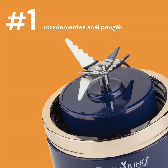 Hordozható Turmixgép Rosmarino NutriMax 2 GO kék