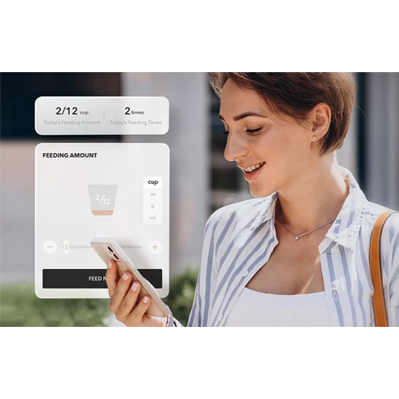 Petlibro Granary WiFi ételadagoló, 5L (fekete)