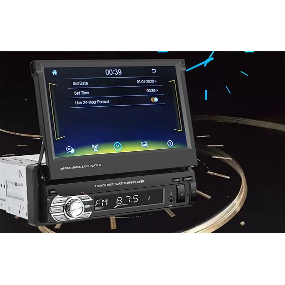 Podofo A3503 Carplay&Android Auto, WiFi autós monitor 6,86''