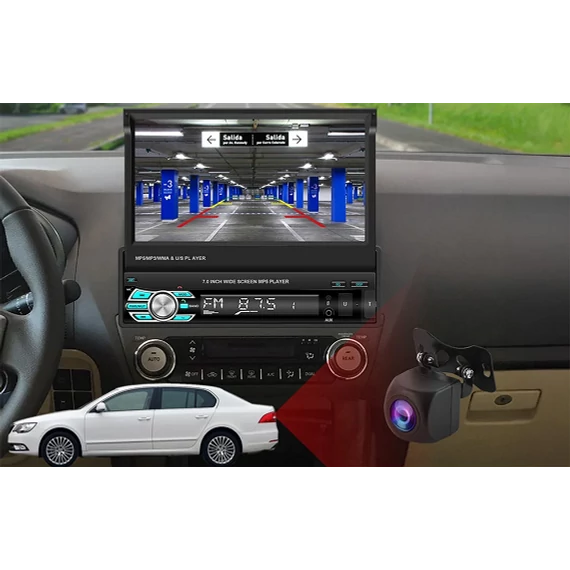 Podofo A3503 Carplay&Android Auto, WiFi autós monitor 6,86''
