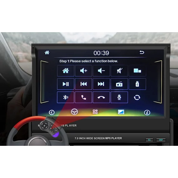 Podofo A3503 Carplay&Android Auto, WiFi autós monitor 6,86''
