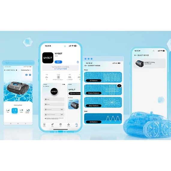 Wybot C1 Pro vezeték nélküli medencetisztító robot